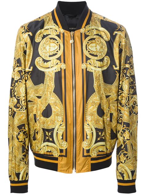 men's versace suit jacket|Versace bomber jackets for men.